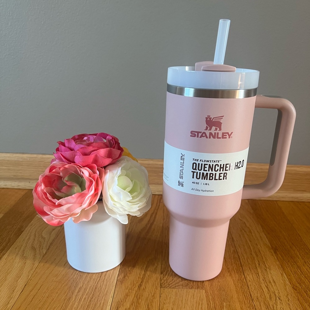 Stanley 40 oz Quencher H2.0 Tumbler - Pink Dusk
